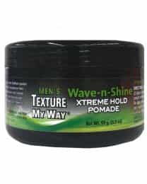 Africa's Best MEN'S Wave-N-Shine Pomade  3.5 Oz. By Malik Beauty